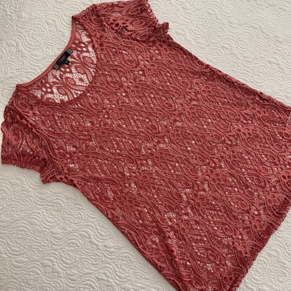 Tutta Bella Maternity Lace Top | Size Large - Picture 4 of 8